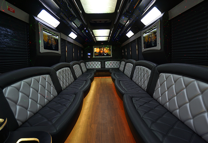 iowa party bus interior